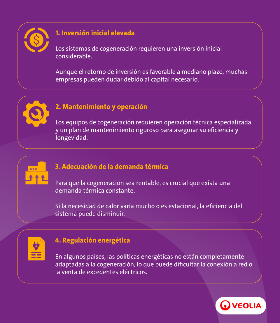 Los retos de la cogeneración en la industria.
